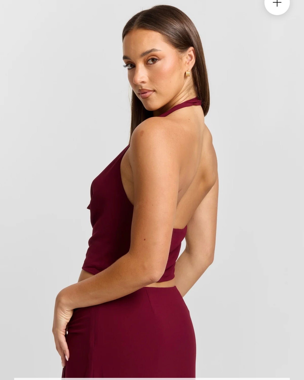 Odette Top Red & Seraphina Maxi Skirt Red