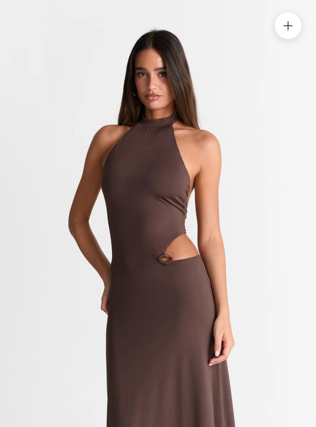 Aurora Maxi Dress Chocolate