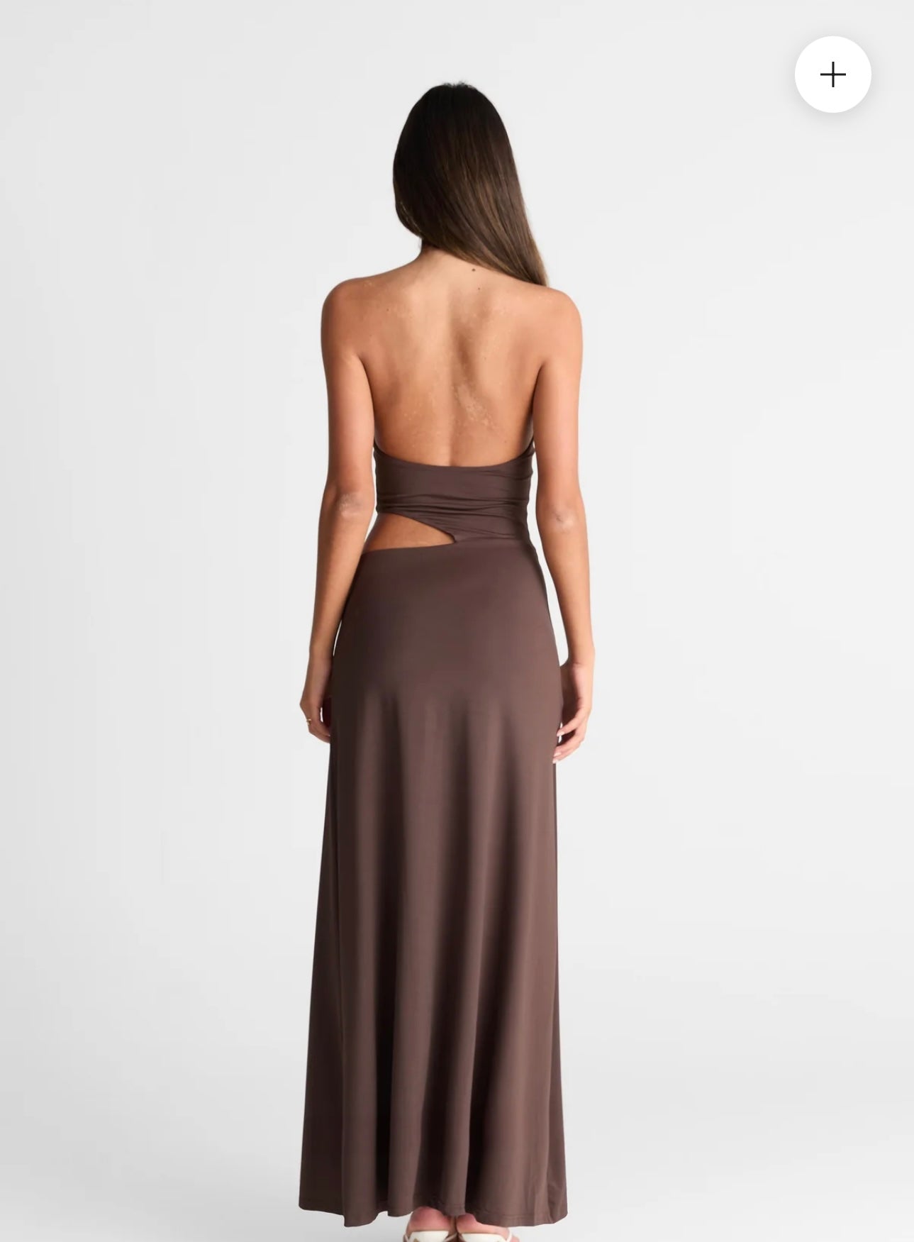 Aurora Maxi Dress Chocolate