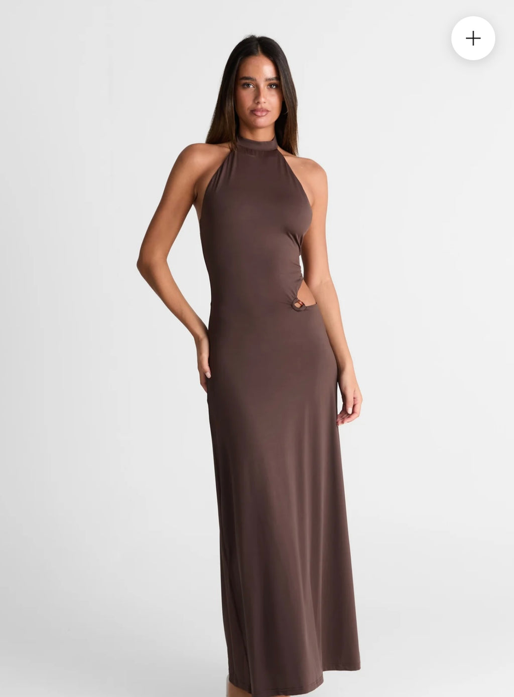 Aurora Maxi Dress Chocolate